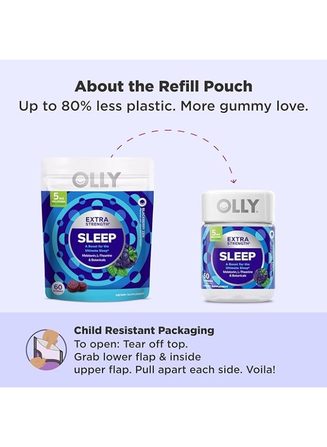 OLLY Extra Strength Sleep, Melatonin 5Mg - 60 Gummies Packaging May Vary - Image 4
