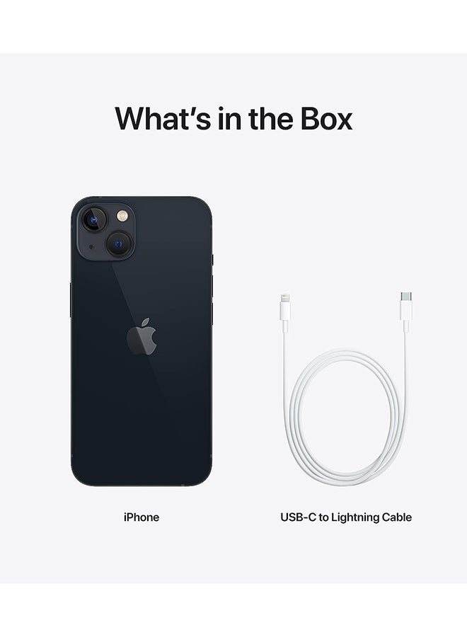 ابل  Renewed - iPhone 13 128GB Midnight 5G With Facetime - Image 3