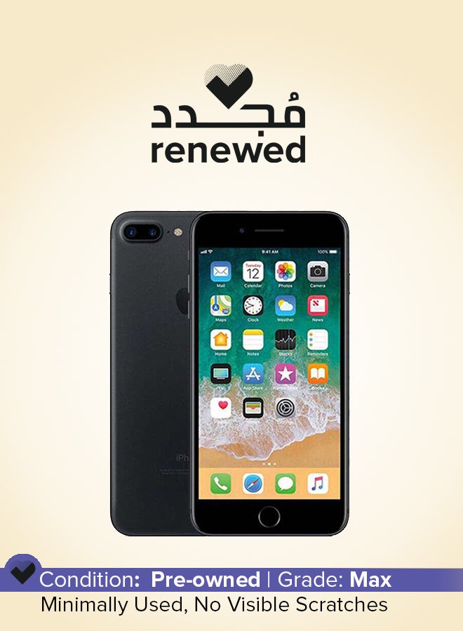 Apple Renewed - iPhone 7 Plus 128GB Black 4G With Facetime - Image 1