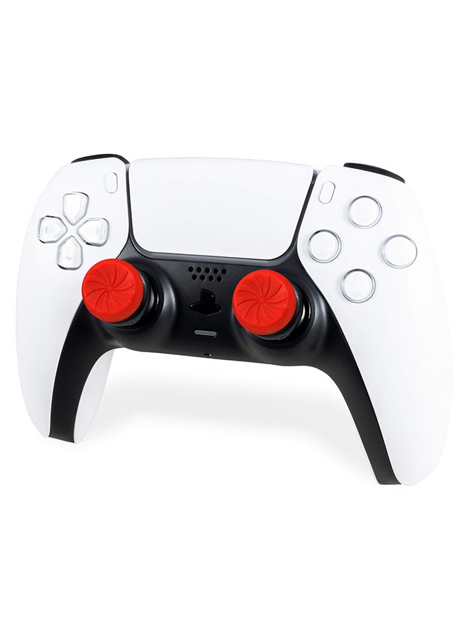KontrolFreek - KontrolFreek Fps Freek Inferno for Playstation 4 (PS4) and Playstation 5 (PS5) Controller | Performance Thumbsticks | 2 High-Rise Concave | Red - Image 1