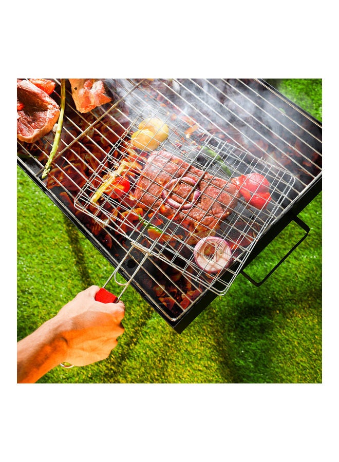 Bbq Grill Chromium Plated Iron Silver 28x22x42cm - pnsku/N51568499A/45/_/1700744139/f93b1616-8752-462b-bbd7-34472702a9ef