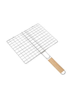 Royalford Bbq Grill Chromium Plated Iron Silver 28x22x42cm  - Image 3