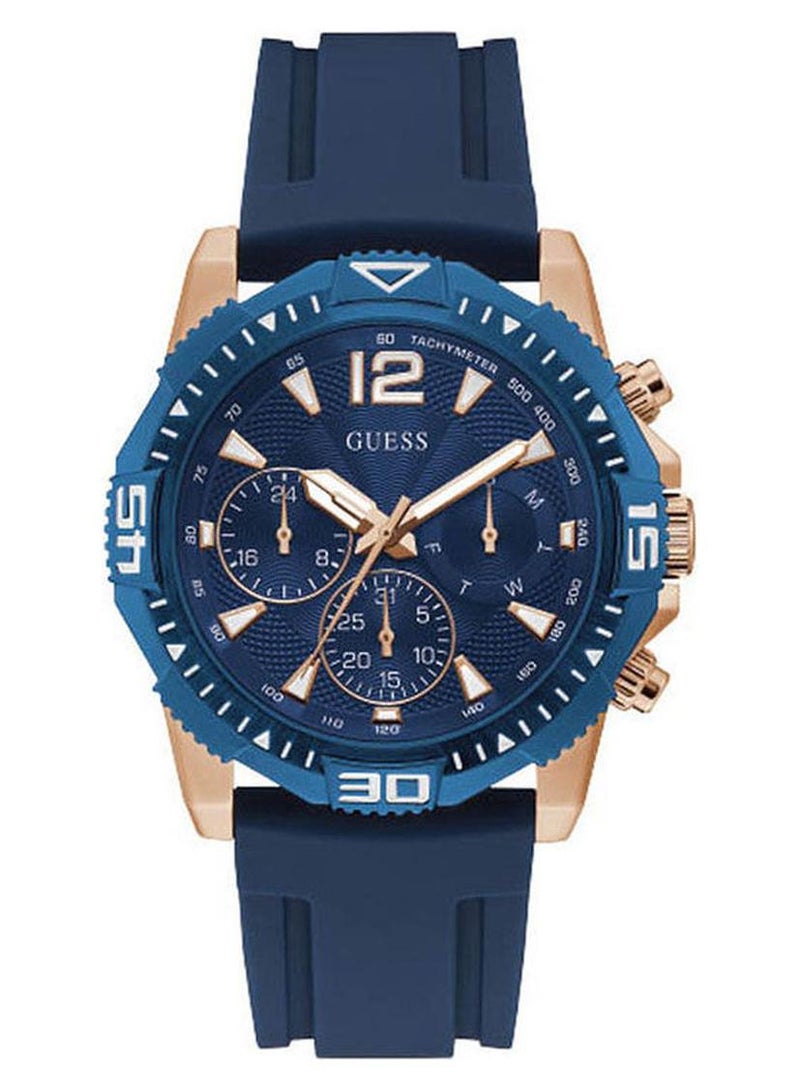 جس ساعة يد كرونوغراف بسوار من السيليكون طراز GW0211G4 للرجال - Image 1