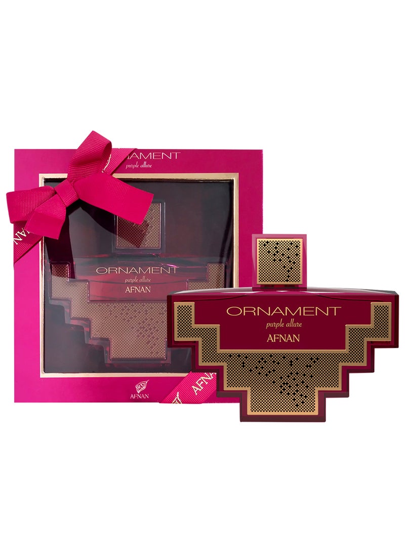 Afnan Supremacy Ornament Purple EDP 100ml - Image 3