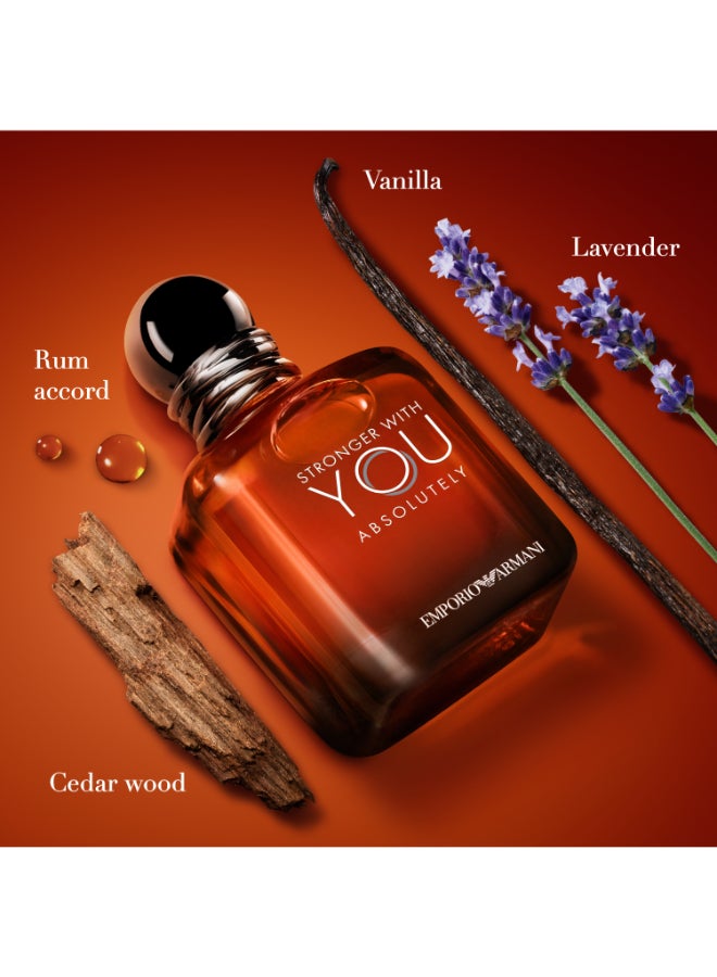 EMPORIO ARMANI - EMPORIO ARMANI STRONGER WITH YOU ABSOLUTELY PARFUM 50ml - Image 1