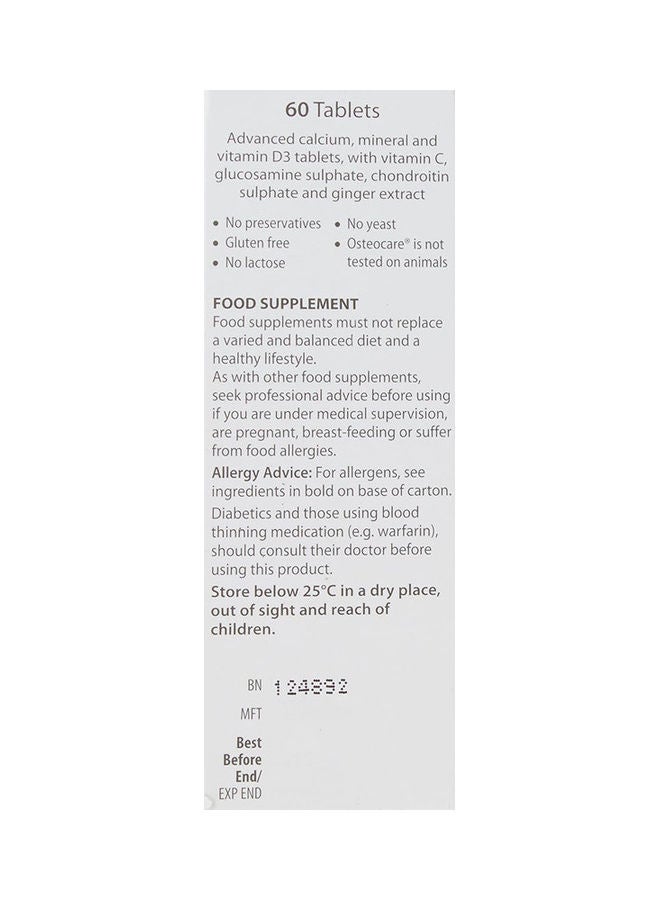 Vitabiotics Osteocare Plus Glucosamine And Chondroitin - 60 Tablets - Image 4