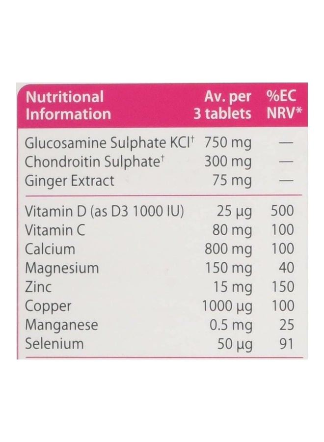 Vitabiotics Osteocare Plus Glucosamine And Chondroitin - 60 Tablets - Image 3