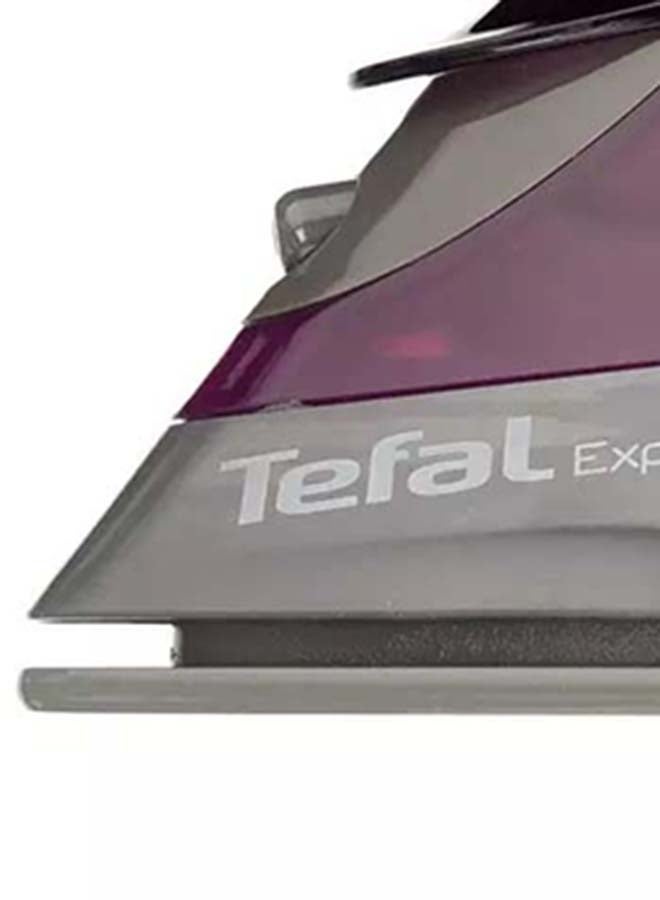 Tefal - Steam Iron | Express Steam Iron Steamer | 2 Anti-scale | Purple | Ceramic Soleplate | 2 Years Warranty 270 ml 2600 W FV2843M0 Lilac / Hippo Iron - Image 1