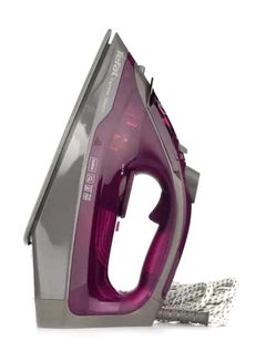 Tefal Steam Iron | Express Steam Iron Steamer | 2 Anti-scale | Purple | Ceramic Soleplate | 2 Years Warranty 270 ml 2600 W FV2843M0 Lilac / Hippo Iron  - Image 2