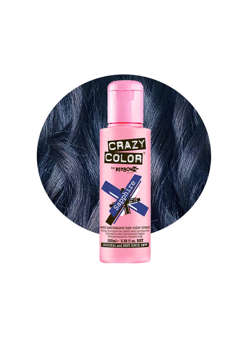 Crazy Color Metallics No. 72 Sapphire 100ml  - Image 1