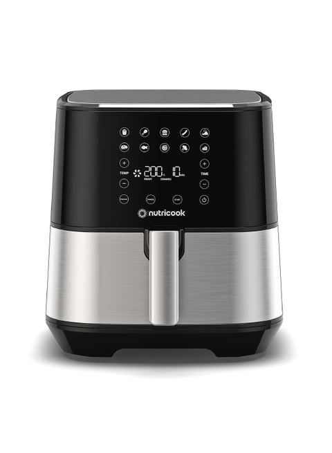 Digital Air Fryer 2, 5.5 L Capacity, Stainless Steel Cavity, 10 Presets Programs With Built-In Preheat Function, 2 Years Warranty 5.5 L 1700 W AF205 Black/Silver