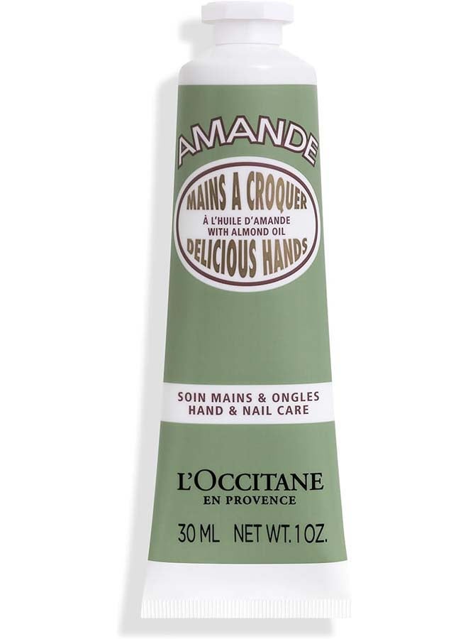 L'OCCITANE Almond Delicious Hand And Nail Cream 30ml  - Image 1