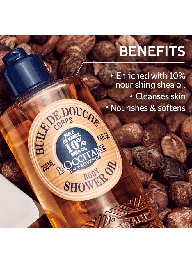 L'OCCITANE - Shea Shower Oil 250ml - Image 1