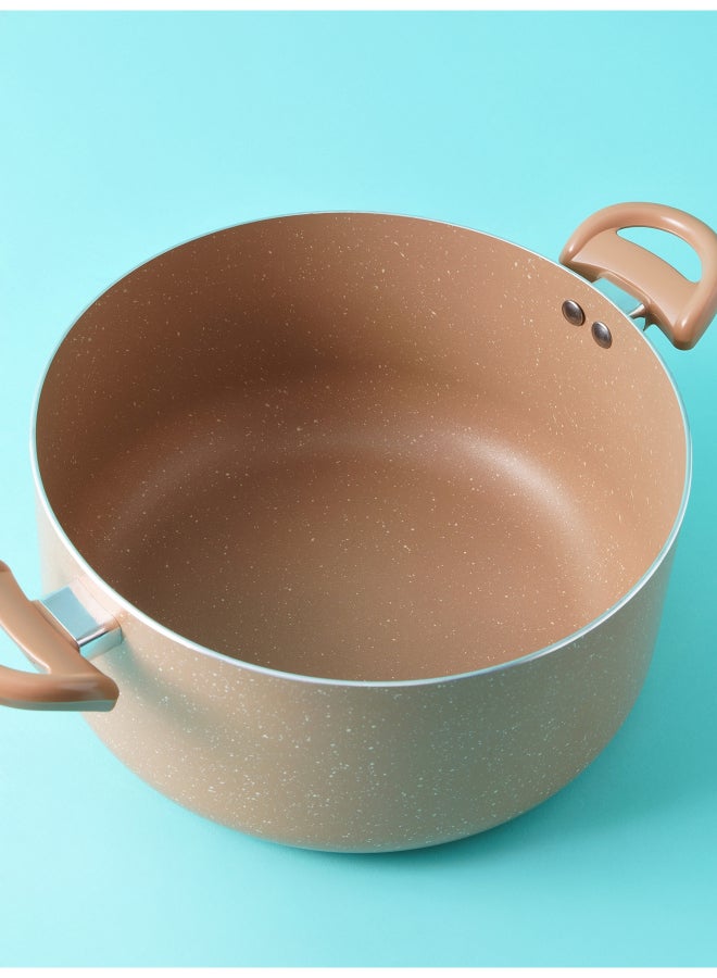 Pentola 9-Piece Granite Cookware Set Light Brown 26x13cm - Image 4