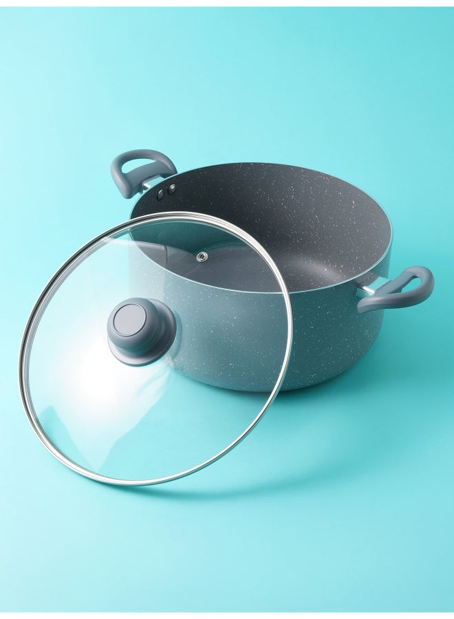 Pentola 9-Piece Granite Cookware Set Grey 26x13cm - Image 5