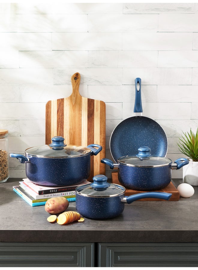 Pentola 7-Piece Granite Cookware Set Blue 24x11cm - Image 1