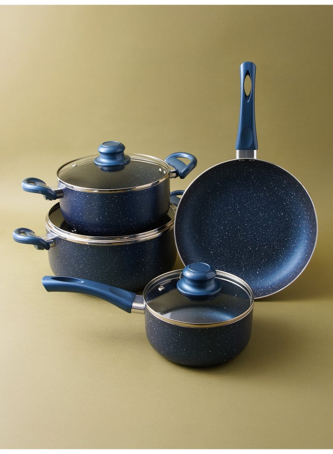Pentola 7-Piece Granite Cookware Set Blue 24x11cm - Image 3