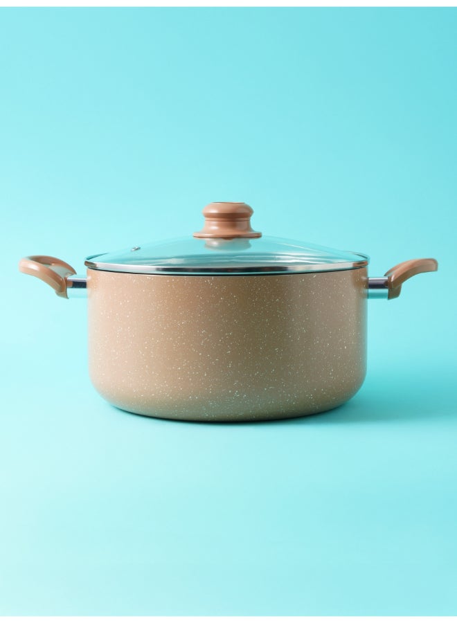 Pentola 7-Piece Granite Cookware Set Light Brown 24x11cm - Image 4