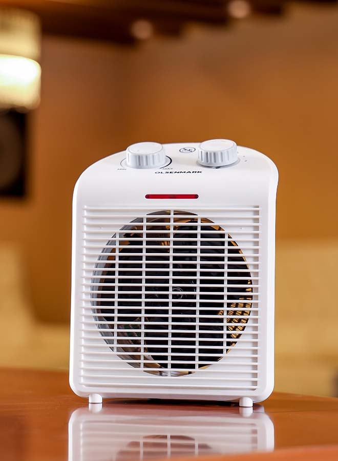 Olsenmark - Electric Fan Heater With Overheat Protection 2000 W OMFH1637B White - Image 1