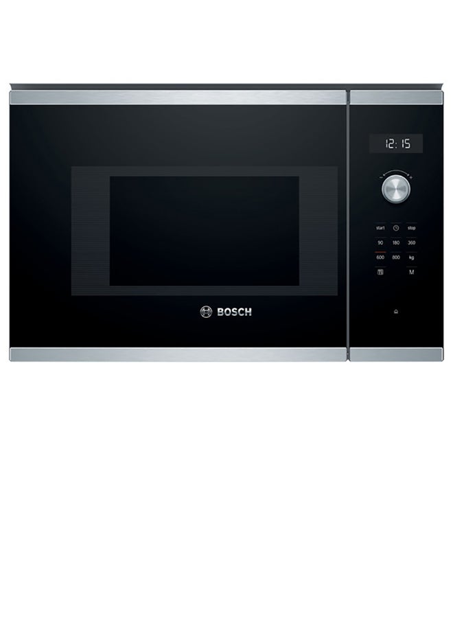 BOSCH Series 6, 20L Built-In Microwave with 800W Power & AutoPilot 7 BFL524MS0M Black - Image 1