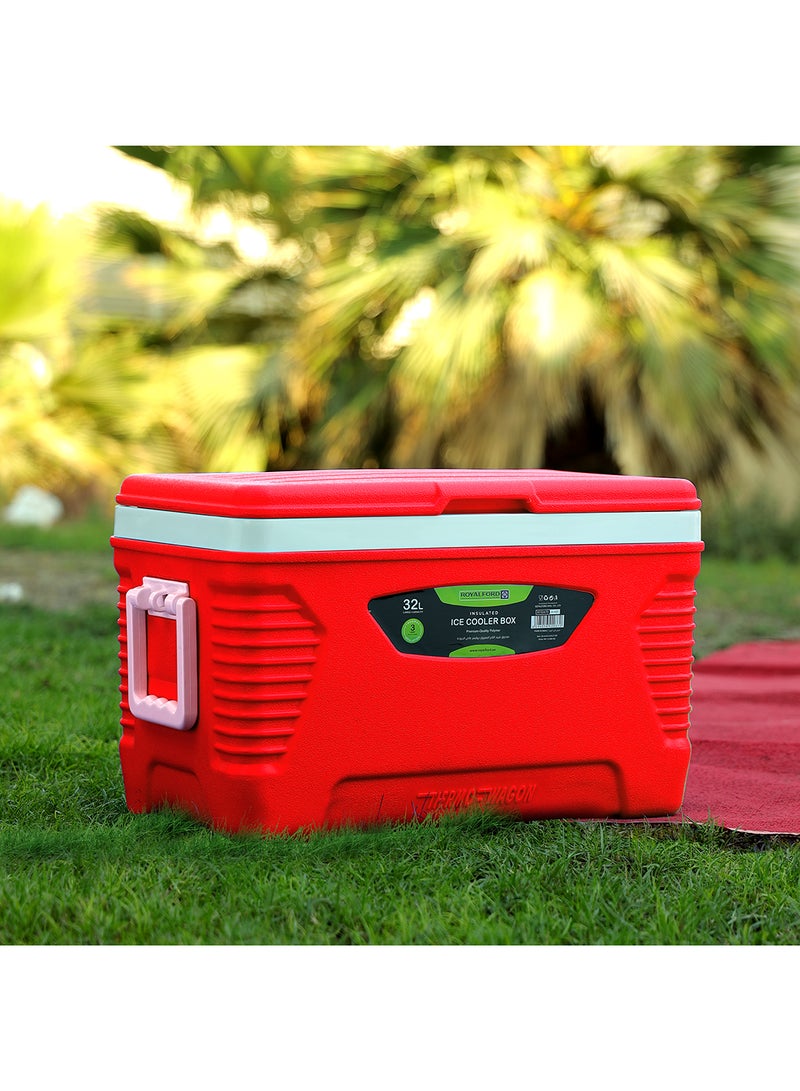 Royalford - Thermo Wagon Insulated Ice Cooler 32L Multicolor Assorted Colors - Image 1