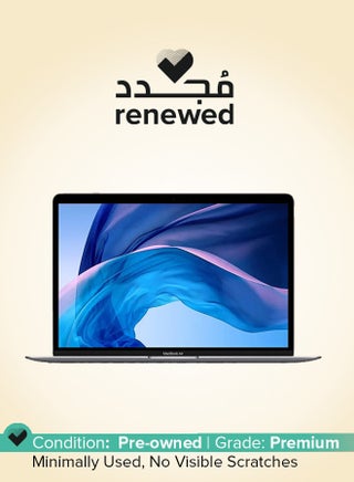 Renewed - MacBook Air A2337  (2020) Laptop With 13.3-Inch  Display, Apple M1 Processor/8GB RAM/256GB SSD/macOS English Space Grey - pnsku/N51629960A/45/_/1750257243/219be367-38c8-4bb8-8178-4c8eceb591fa