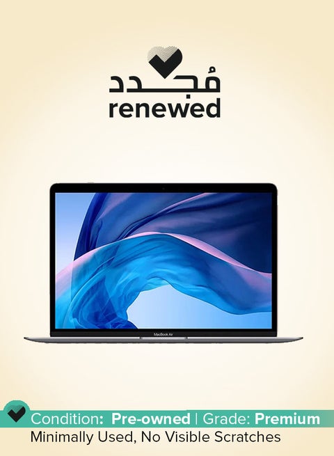 Renewed - MacBook Air A2337  (2020) Laptop With 13.3-Inch  Display, Apple M1 Processor/8GB RAM/256GB SSD/macOS English Space Grey