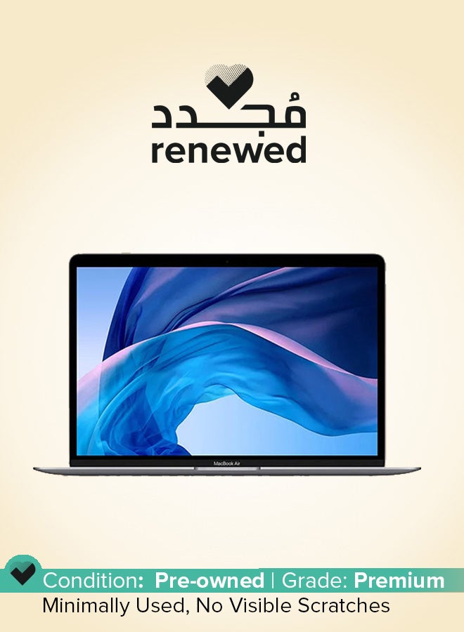 Renewed - MacBook Air A2337  (2020) Laptop With 13.3-Inch  Display, Apple M1 Processor/8GB RAM/256GB SSD/macOS English Space Grey