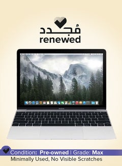 Renewed - Macbook A1534 (2015) Laptop With 12-Inch Display,Intel Core M Processor / 6th Gen / 8GB RAM / 500GB SSD / MacOS / English Space Grey English Space Grey