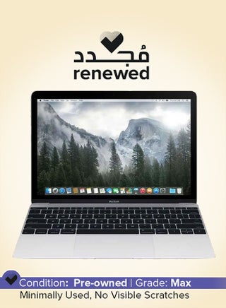 Renewed - Macbook A1534 (2015) Laptop With 12-Inch  Display, Core m3 Processor/8GB RAM/500GB SSD/macOS English Space Grey - pnsku/N51630014A/45/_/1750224728/31251367-408b-49eb-9d7a-5f927480d63d