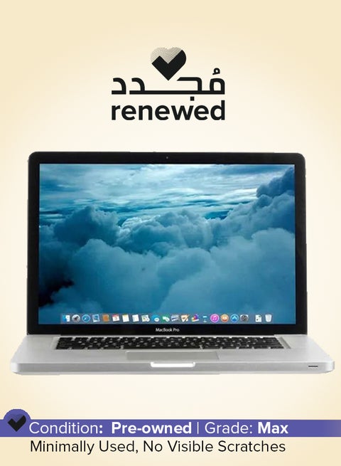 Renewed - MacBook Pro A1286 (2011) Laptop With 15.4-Inch  Display, Core i7 Processor/8GB RAM/500GB HDD/macOS English Silver