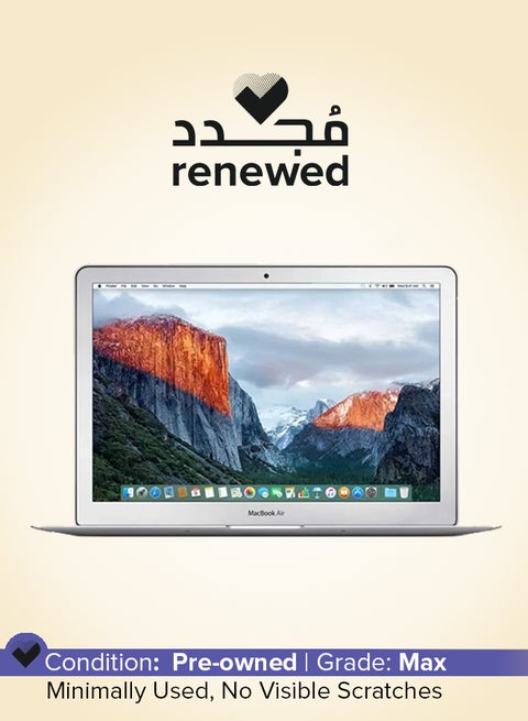 Renewed - MacBook Air A1466 (2012) Laptop With 13.3-Inch  Display, Core i5 Processor/4GB RAM/128GB SSD/macOS English Silver