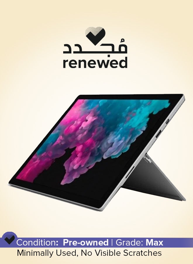 Microsoft - Renewed - Surface Pro 6 (2018) 2-in-1 Laptop With 12.3-Inch Touchscreen Display,Intel Core i7 Processor/8th Gen/16GB RAM/512GB SSD/Intel UHD Graphics 620 English Silver - Image 1