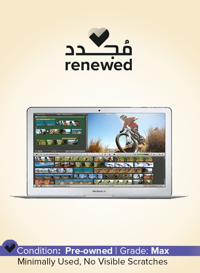 Renewed - MacBook Air A1466 (2014) Laptop With 13.3-Inch  Display, Core i5 Processor/4GB RAM/120GB SSD/macOS English Silver