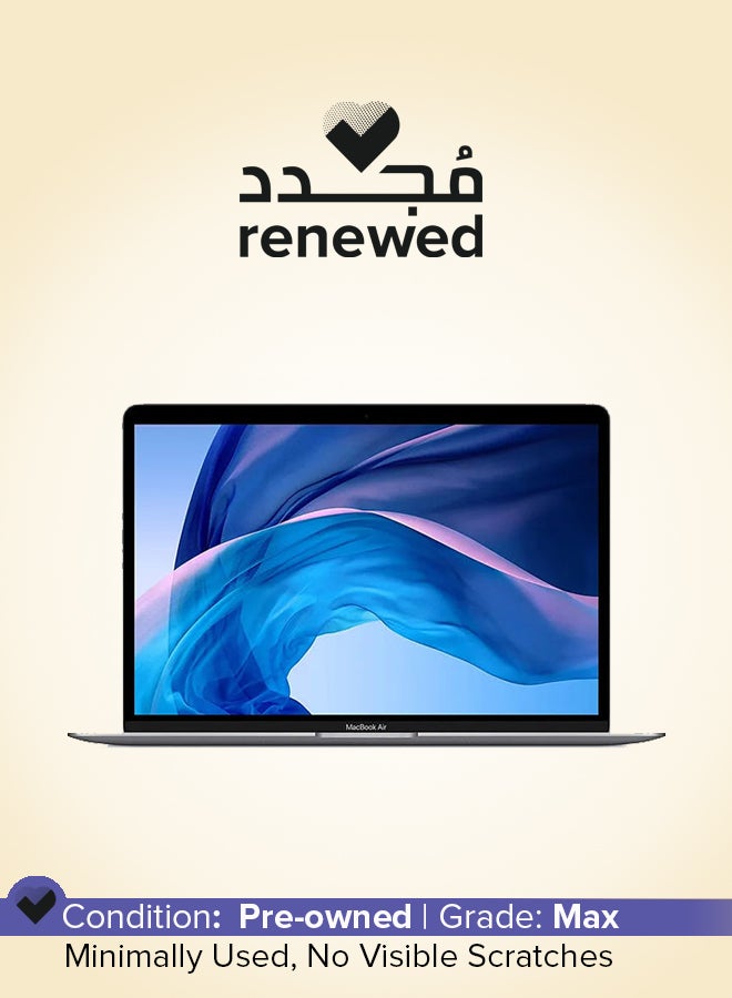 ابل  Renewed - Macbook Air (2020) Laptop With 13.3-Inch Display, Intel Core i5 Processor/9th Gen/8GB RAM/256GB SSD/1.5GB Integrated Graphics English Space Grey - Image 1