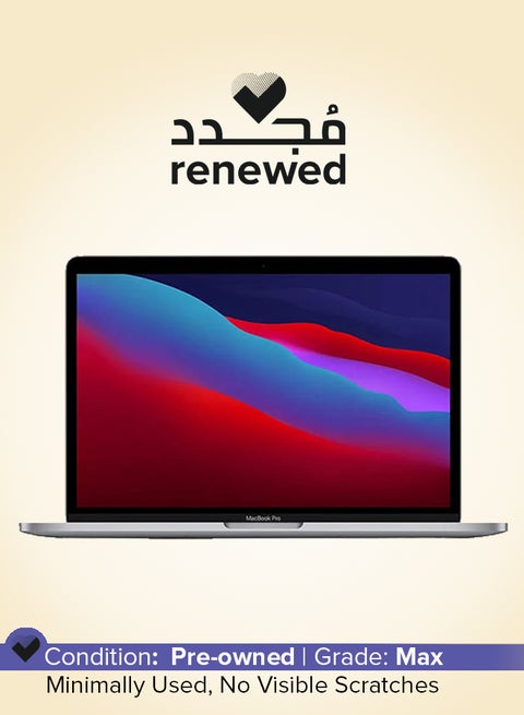 Renewed - MacBook Pro (2020) Laptop With 13.3-Inch  Display, Apple M1 Processor/8GB RAM/256GB SSD/macOS English Space Grey