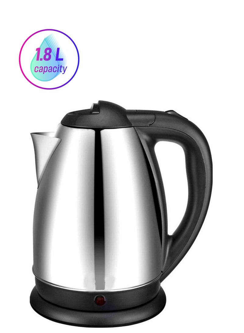 Stainless Steel Electric Kettle 1.8 L 1500 W 2018 Silver - Image 1
