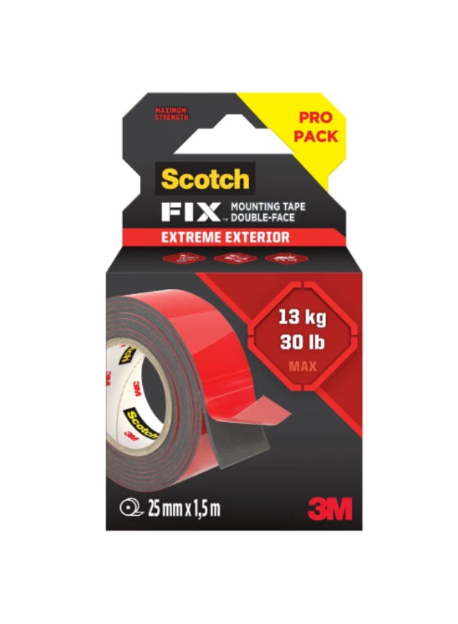 Scotch  Extreme Double Sided Mounting Tape Multicolor