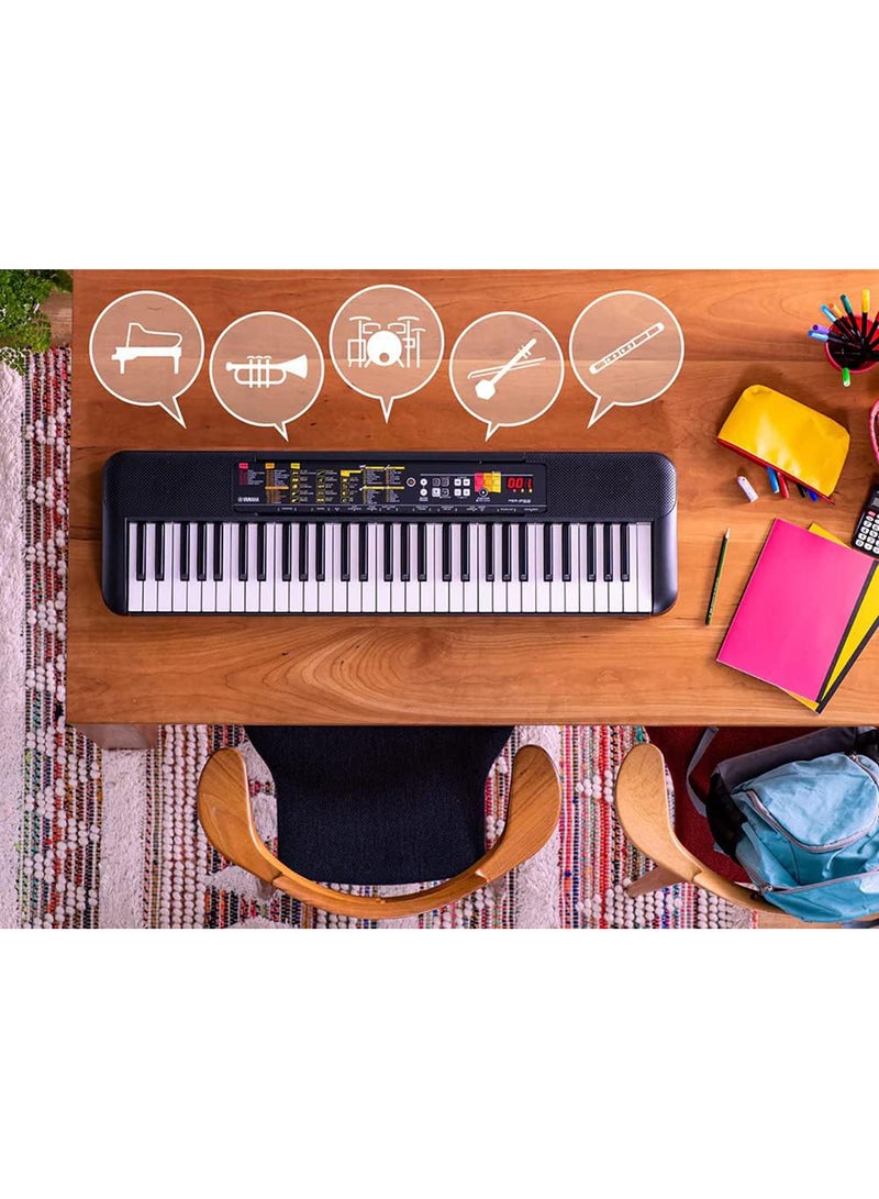 YAMAHA - Portable Electronic Keyboard Piano, 61 Keys, PSR-F52 - Image 1