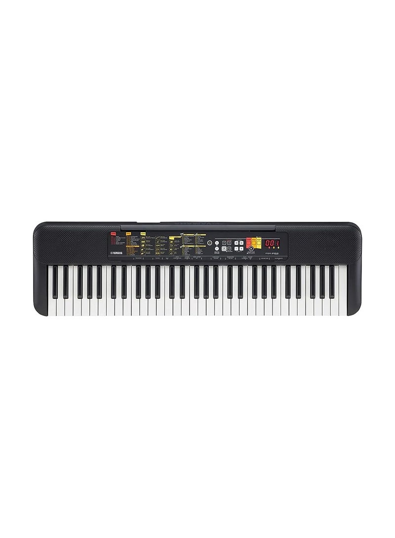 YAMAHA Portable Electronic Keyboard Piano, 61 Keys, PSR-F52 - Image 1