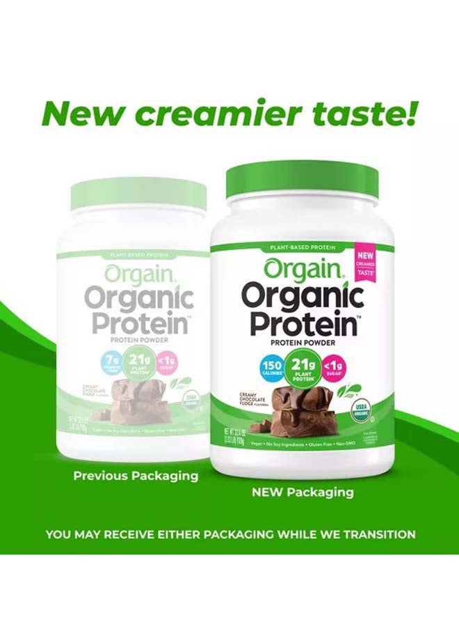 Orgain Organic Protein Powder Creamy Chocolate Fudge 32.4oz (2.03lb) 920g - Image 1