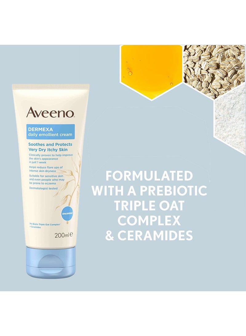 Aveeno Dermexa Emollient Cr 200 - Image 4