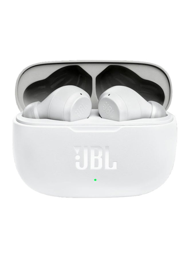 جي بي إل سماعة إيربادز ويف 200 لاسلكية حقيقية أبيض - Image 1