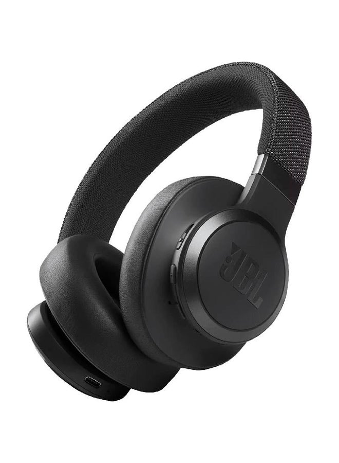 Live 660NC Wireless Over Ear Noise Cancelling Headphones, Powerful Sound, 50H Battery Black