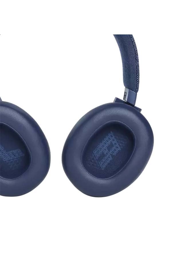 JBL - Live 660Nc Wireless Over Ear Noise Cancelling Headphones - Powerful Sound - Anc + Ambient Aware - 50H Battery Blue - Image 1