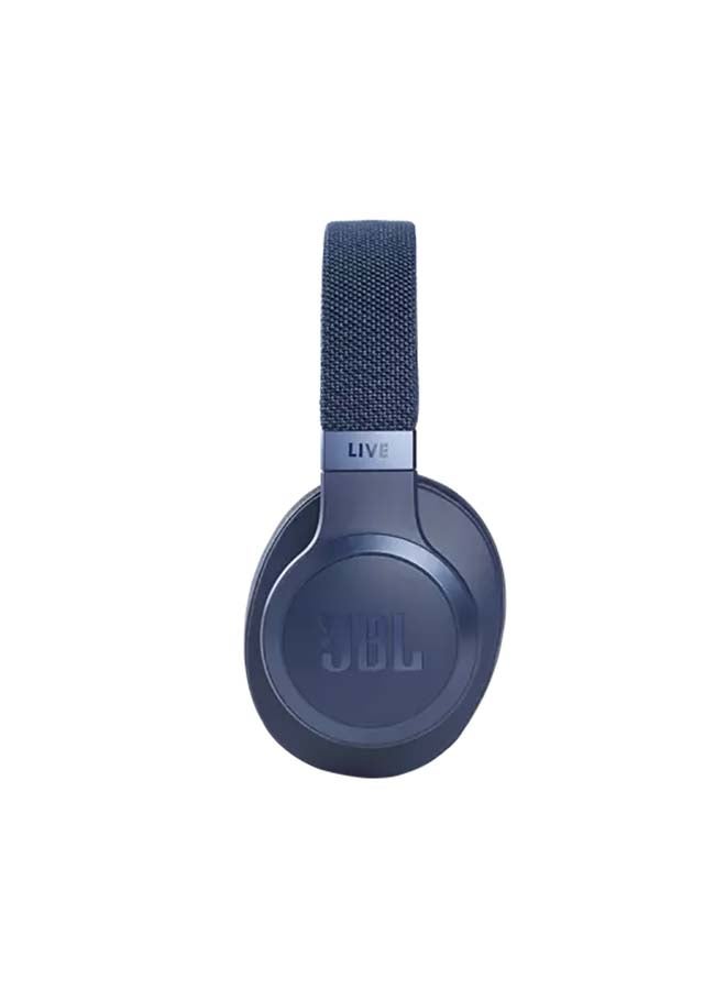 JBL - Live 660Nc Wireless Over Ear Noise Cancelling Headphones - Powerful Sound - Anc + Ambient Aware - 50H Battery Blue - Image 1