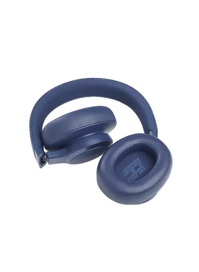 JBL - Live 660Nc Wireless Over Ear Noise Cancelling Headphones - Powerful Sound - Anc + Ambient Aware - 50H Battery Blue - Image 1