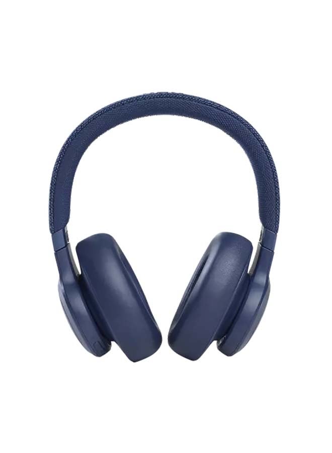 JBL - Live 660Nc Wireless Over Ear Noise Cancelling Headphones - Powerful Sound - Anc + Ambient Aware - 50H Battery Blue - Image 1