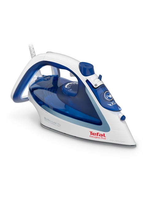 Steam Iron | Easygliss Durilium Airglide Soleplate Iron Steamer | 2 Years Warranty 270 ml 2400 W FV5715 Blue / White