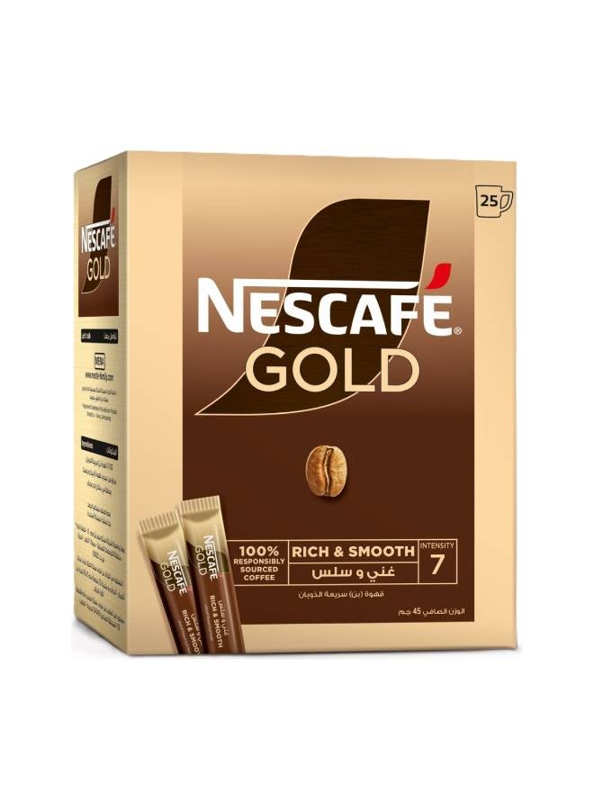 نسكافيه نسكافية جولد، 25 كيساً 45جرام